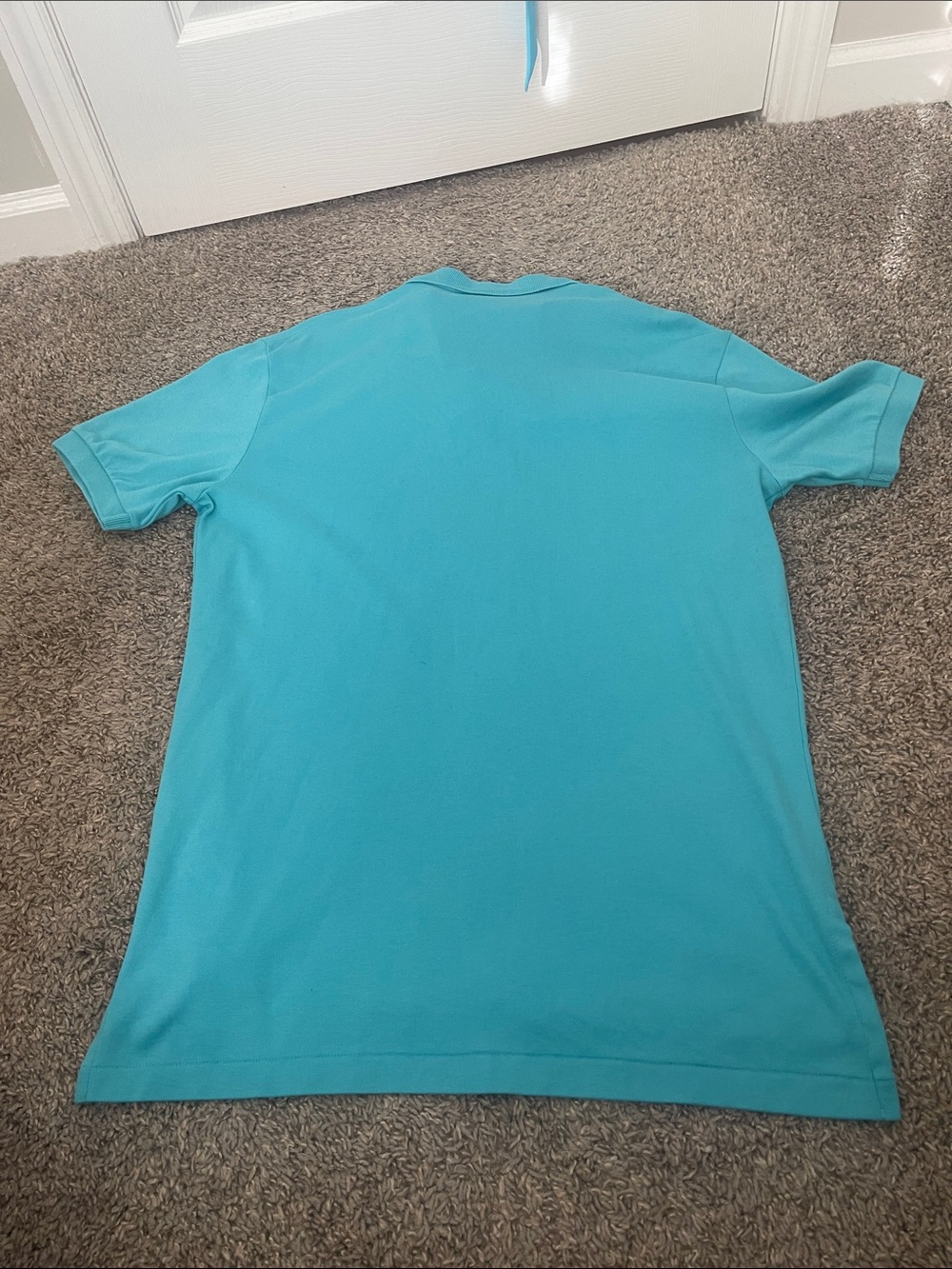 Men’s Ralph Lauren Men's Turquoise Polo with Orange Pony - Picture 8 of 8